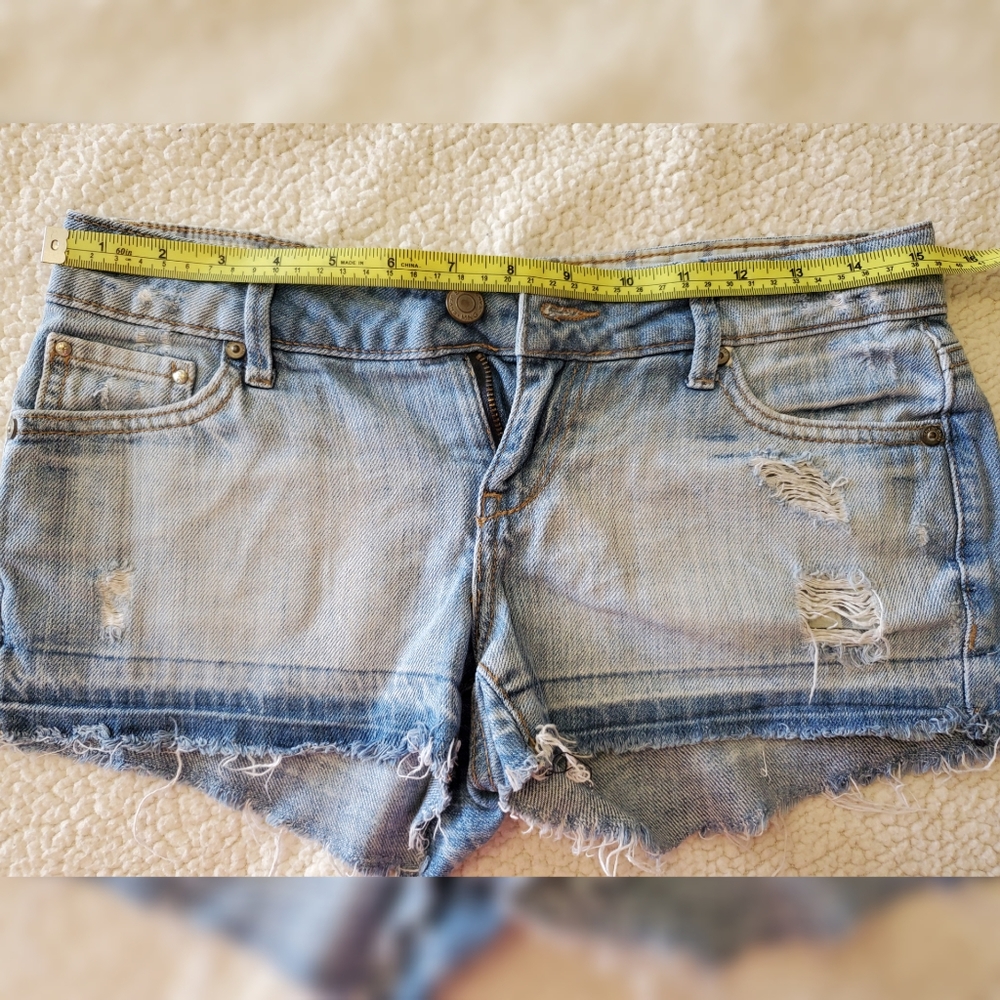 Mango Low-Rise Denim Short
